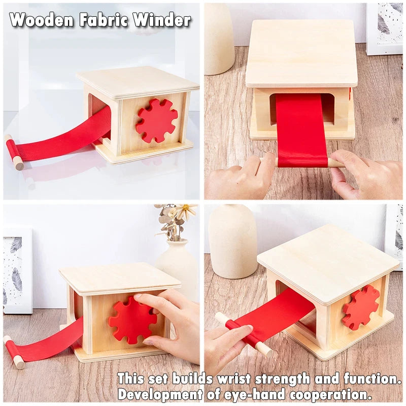 1-3 Years Wooden Montessori Baby Toys Object Permanence Coin Box Ball Drop Sensory Fine Motor Skills Trainin Early Education Toy
