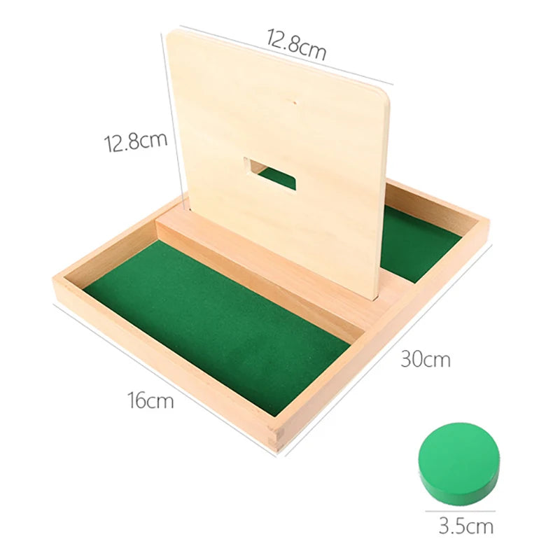 1-3 Years Wooden Montessori Baby Toys Object Permanence Coin Box Ball Drop Sensory Fine Motor Skills Trainin Early Education Toy