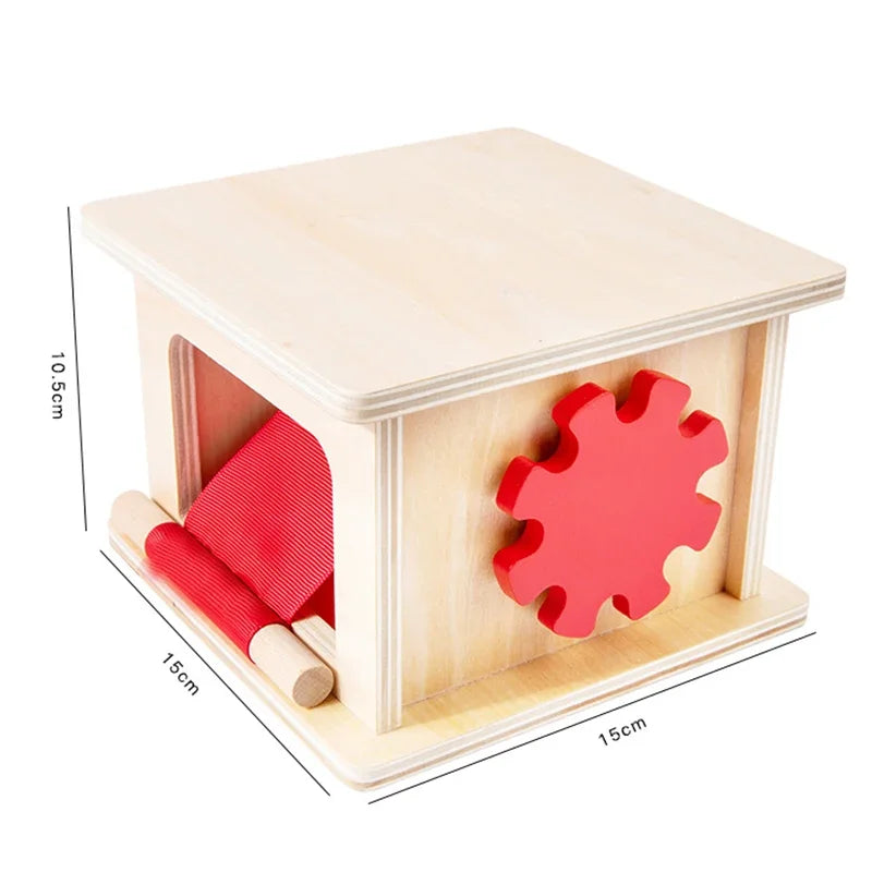 1-3 Years Wooden Montessori Baby Toys Object Permanence Coin Box Ball Drop Sensory Fine Motor Skills Trainin Early Education Toy